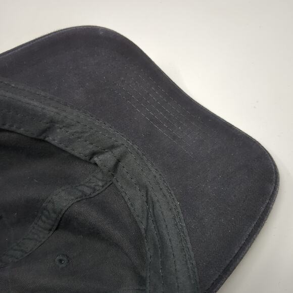 Unbranded Slideback Baseball Cap Black One Size Blank Outdoor Casual - Picture 8 of 9